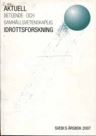 Sportboken - Aktuell beteendevetenskaplig idrottsforskning 2007